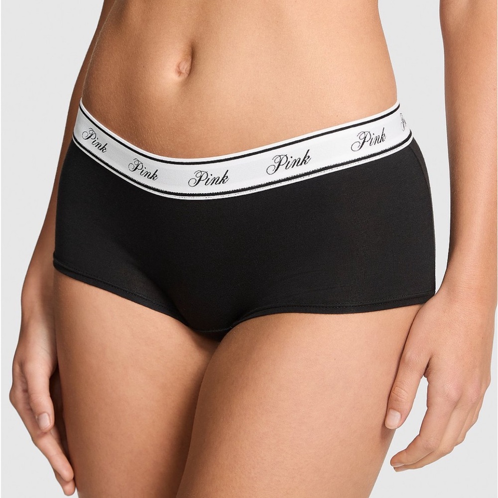 PINK Victoria’s Secret Halloween Logo Boyshort Panty - Picture 4 of 6